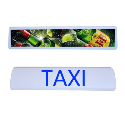 Coche de encargo Topper Signs 20W de la muestra del tejado del taxi del espacio en blanco P7 LED